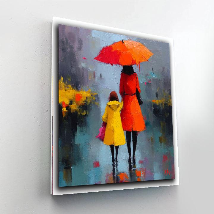 Motherhood In Every Raindrop Painting Number Kit