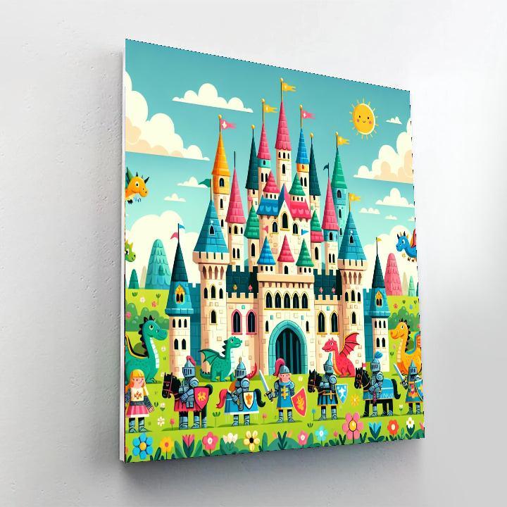 Charming Castle Quest Paint By Numbers