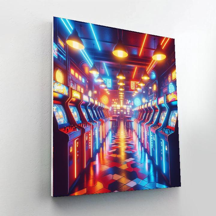 Retro Arcade Fantasy Paint By Number