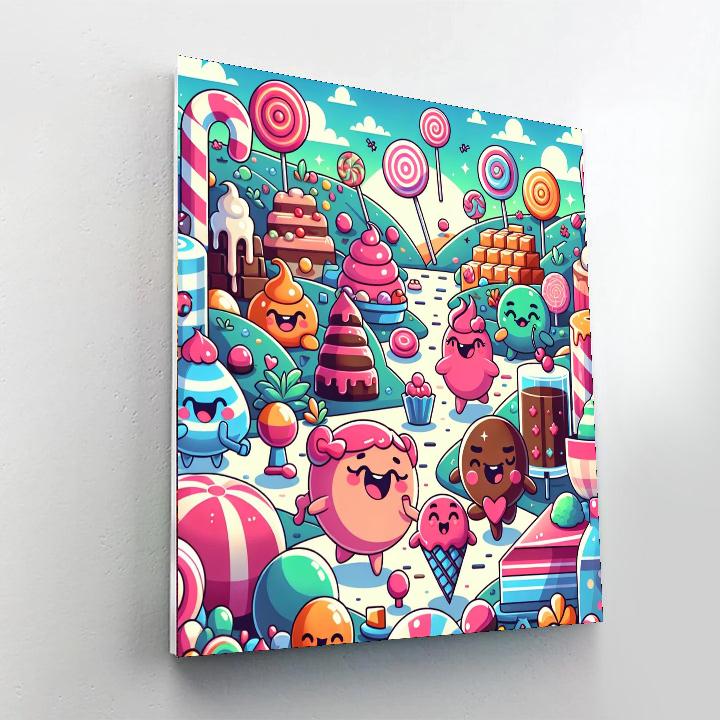 Adventurous Candyland Paint By Numbers