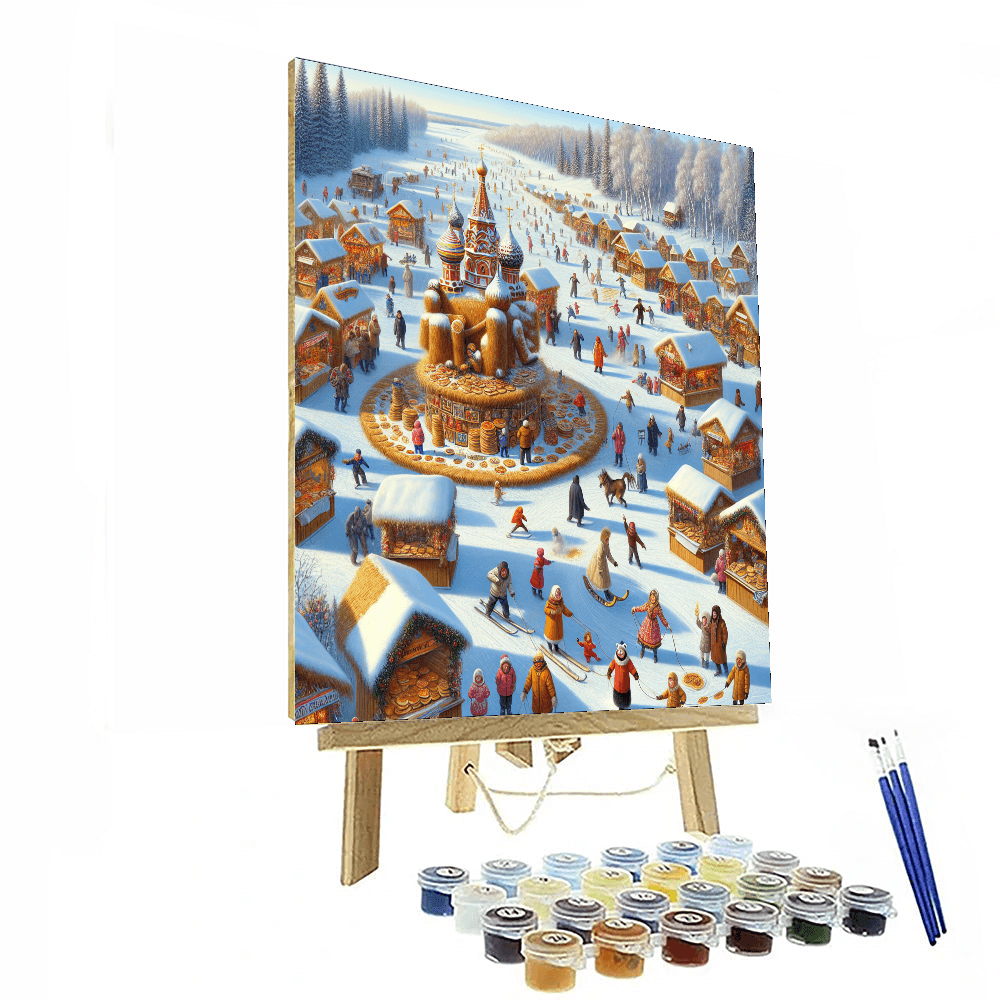 Maslenitsa Festival - Moscow, Russia Paint By Color