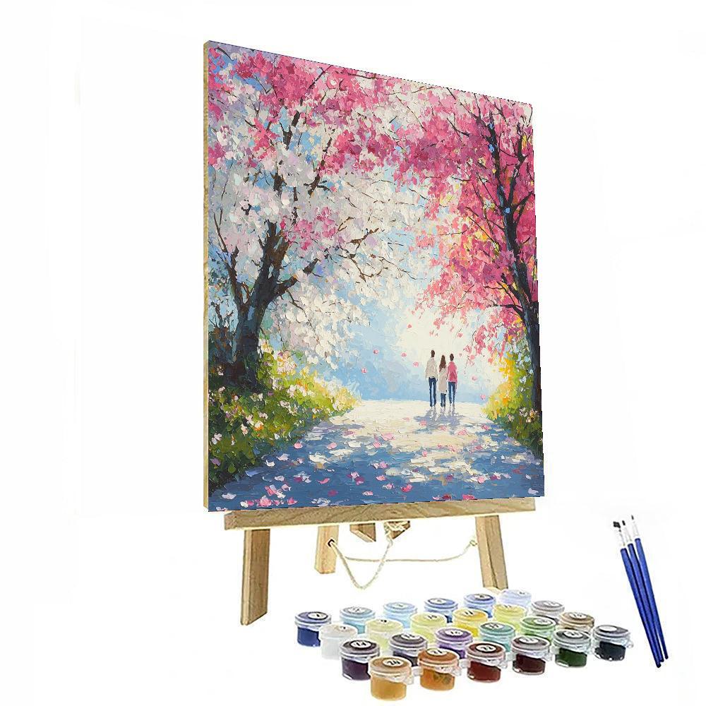 Pathway Of Petals Number Painting