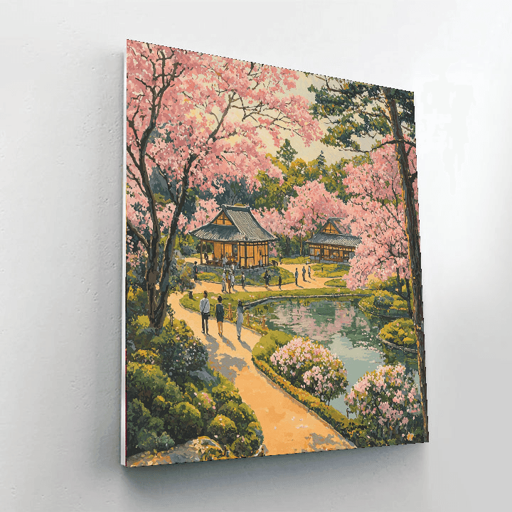 Shinjuku Gyoen National Garden Paint By Numbers Kits