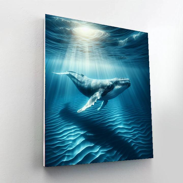 Whale's Deep Ocean Majesty Painting By Numbers Kit