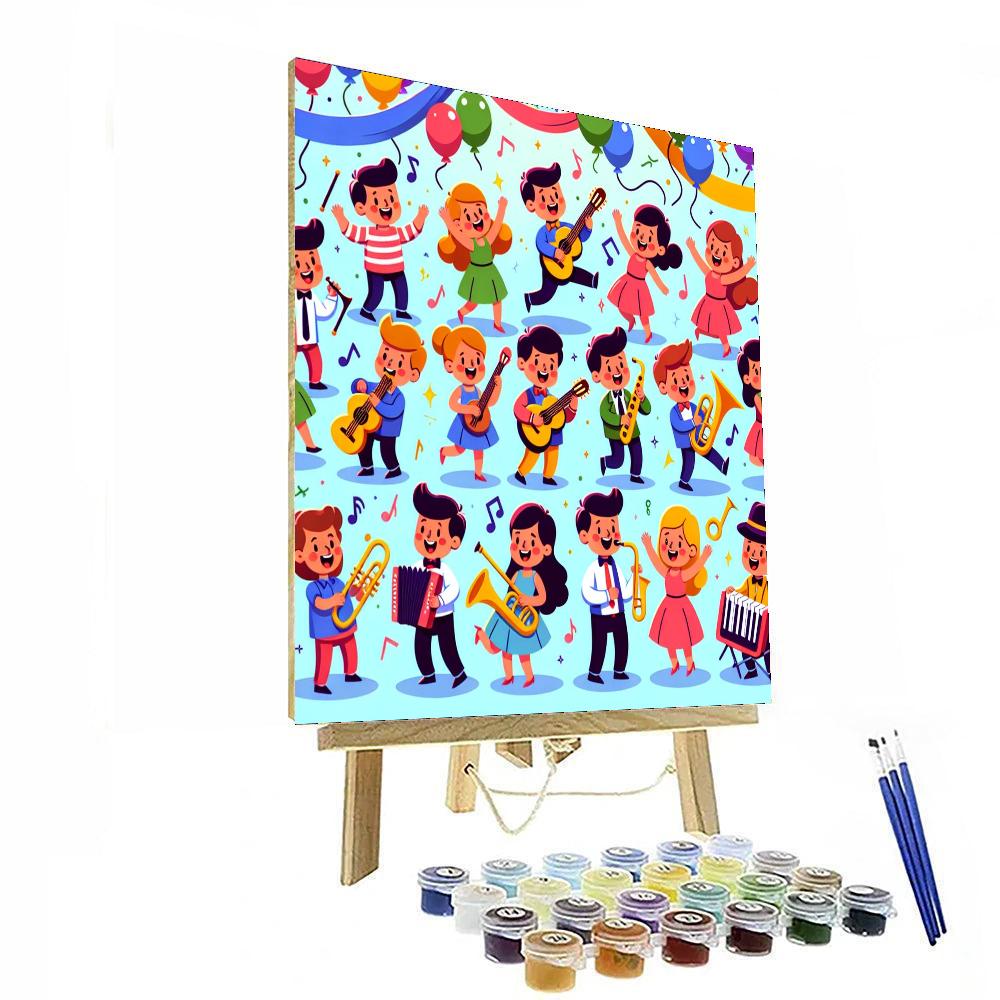 Festive Fiesta Frolic Painting By Numbers Kit