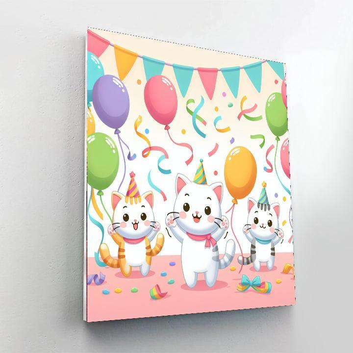 Feline Fiesta Paint By Color