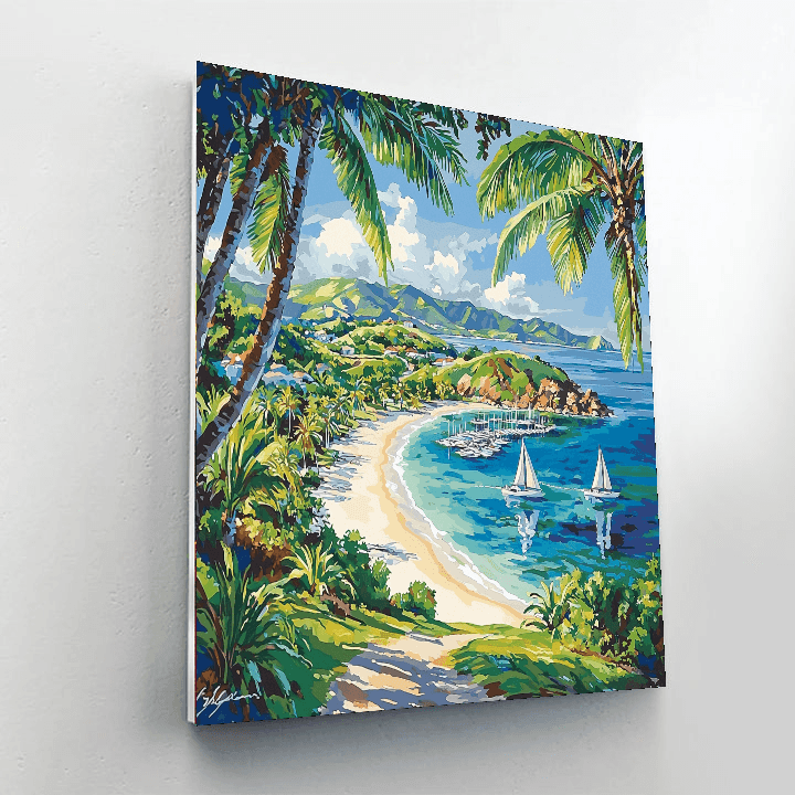 Hamilton Island - Whitsundays Paint By Numbers Art