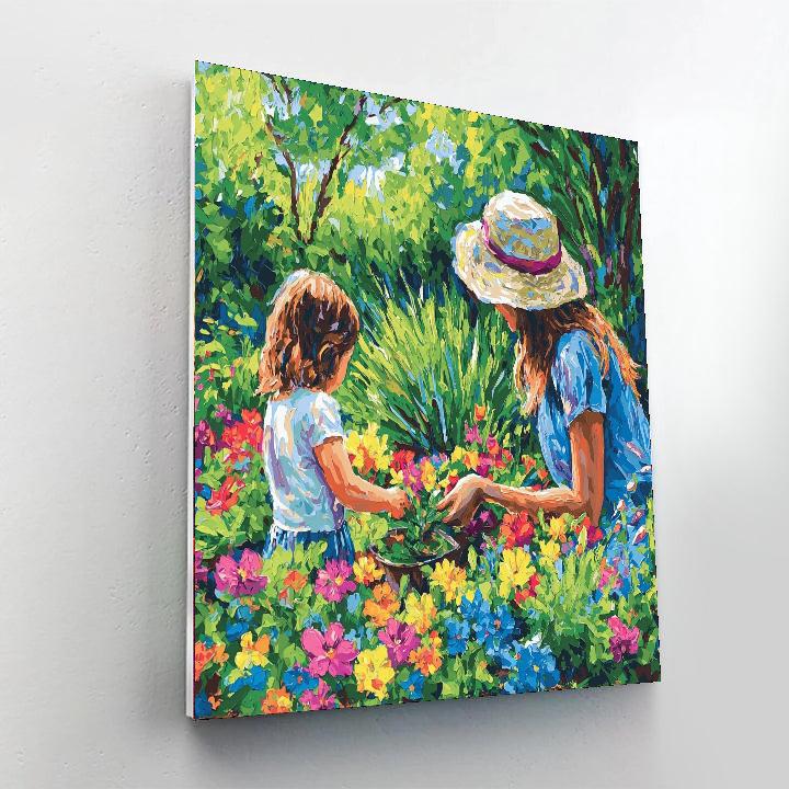 Garden Of Motherly Affection Painting By Numbers Kit