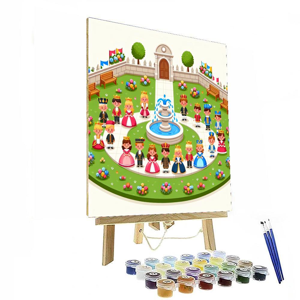 Royal Garden Festival Painting Number Kit