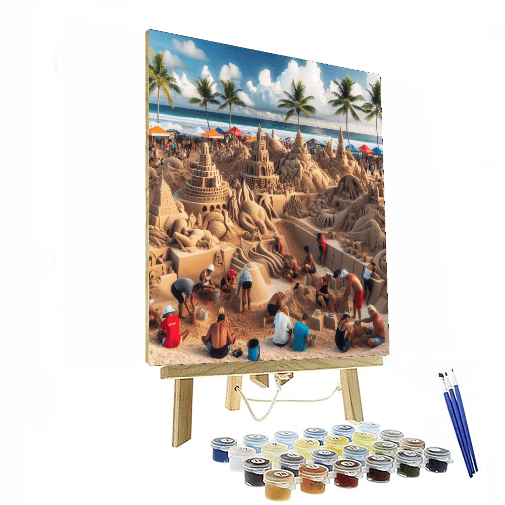 Sandfest - Port Aransas, Texas, Usa Paint By Color