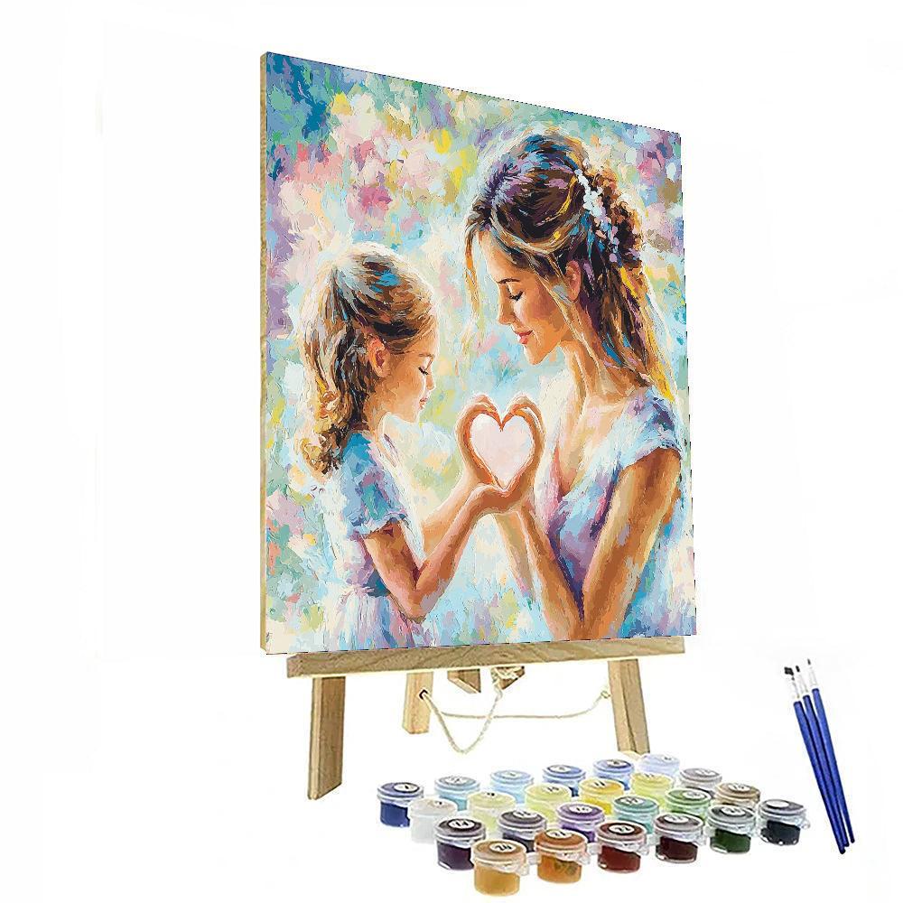 Mother's Heart Painting Number Kit