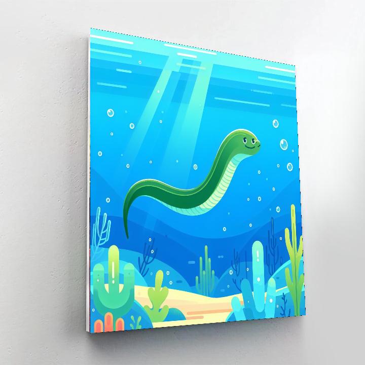 Energetic Eel Paint By Numbers Art