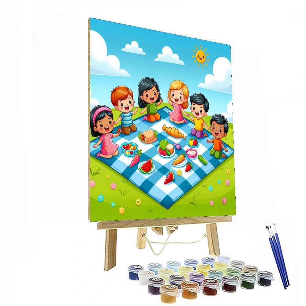 Joyful Picnic Paint By Number