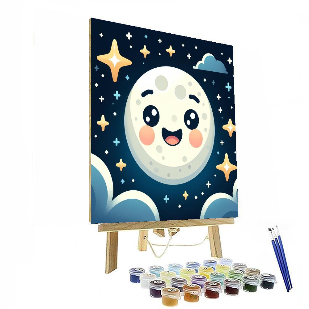 Bright Moon Paint By Color