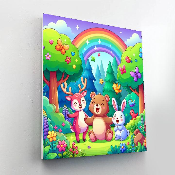 Giggle Forest Adventure Numbered Painting Kits