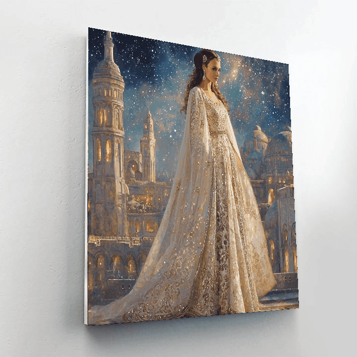 Natalie Portman: The Regal Elegance Of Padmé Amidala Paint By Numbers