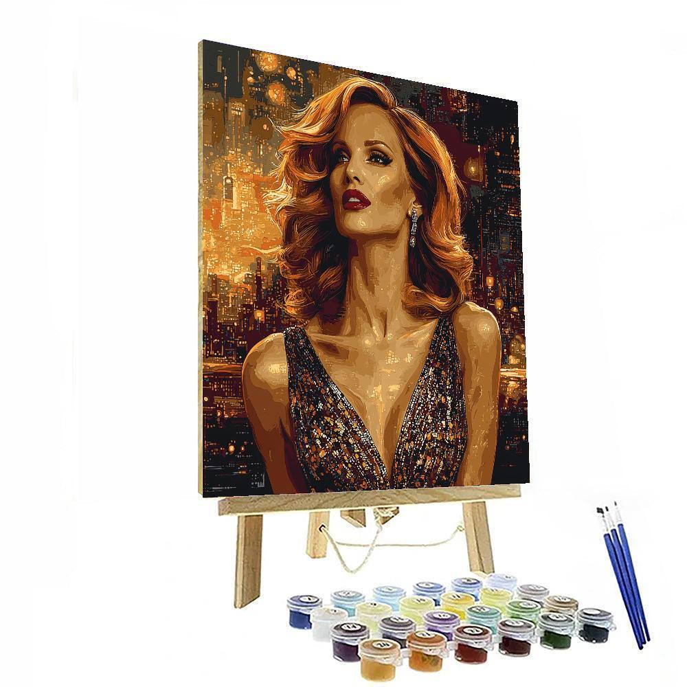 Jessica Chastain: The Powerhouse Behind Every Role Numbered Painting Kits