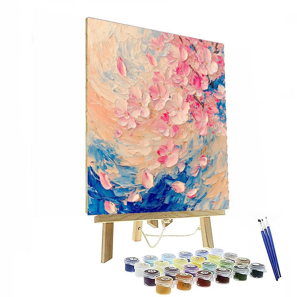 Edgar Degas Inspired Whirl Of Petals  Paint By Numbers