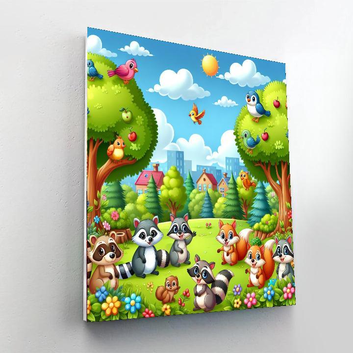 Charming Woodland Walks Paint By Numbers Kits