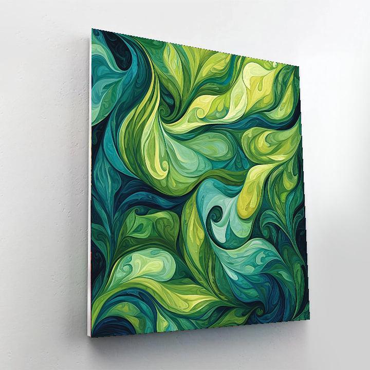 Leonardo Da Vinci Inspired Whirl Of Nature  Paint By Numbers Kits