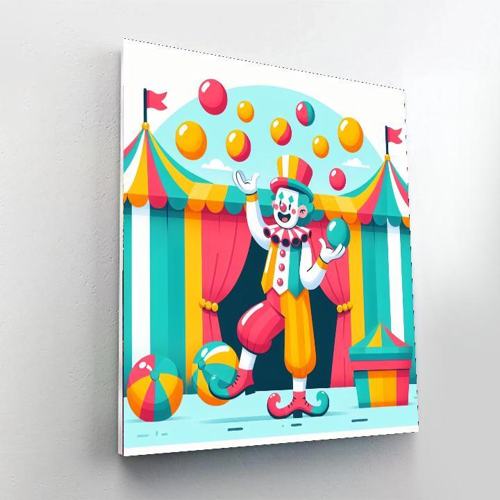 Magical Circus Paint By Numbers Art