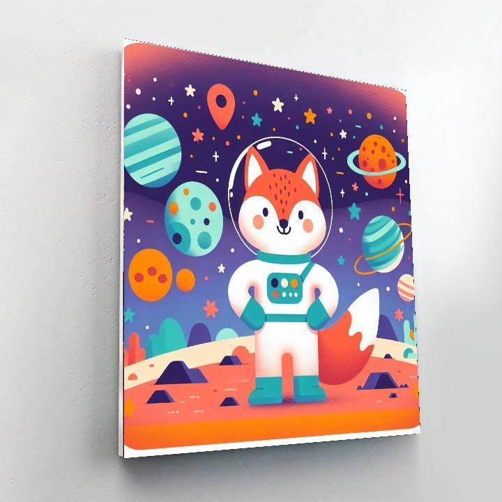 Galactic Explorer Fox Paint By Number