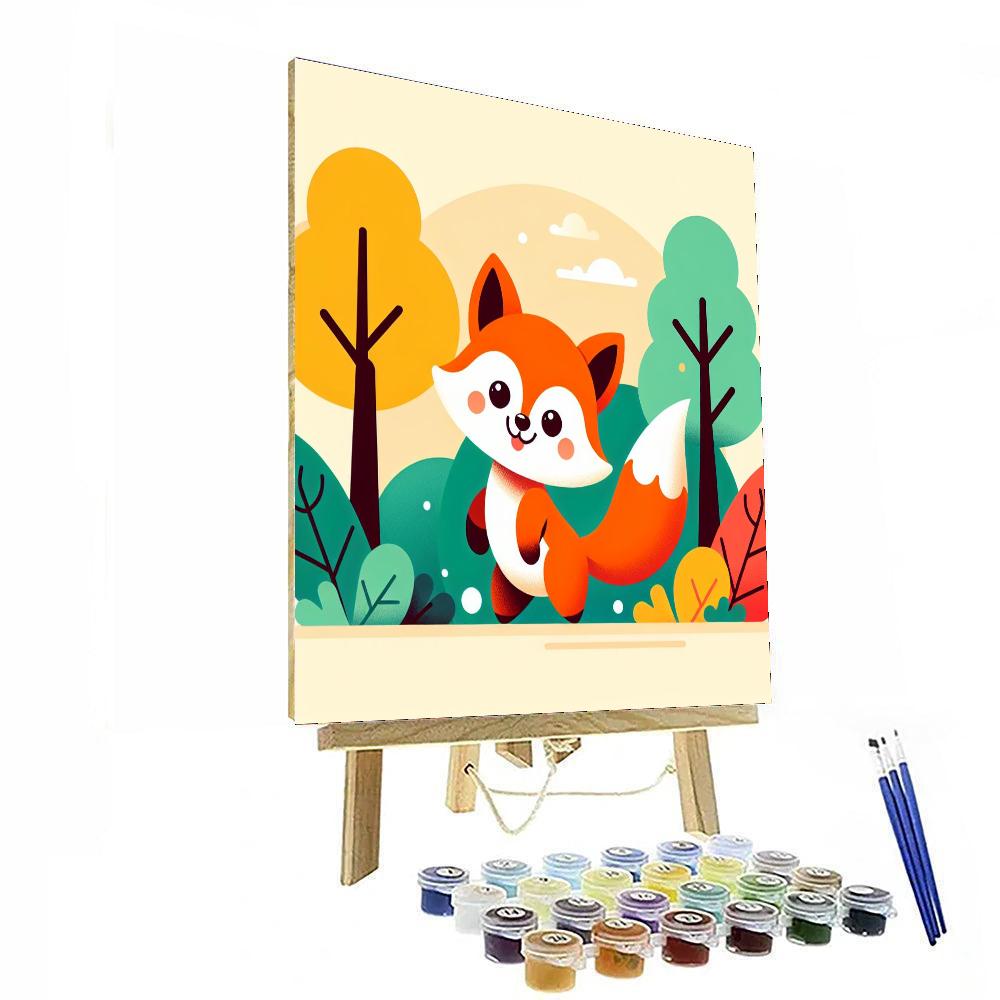 Fun Fox DIY Paint By Numbers