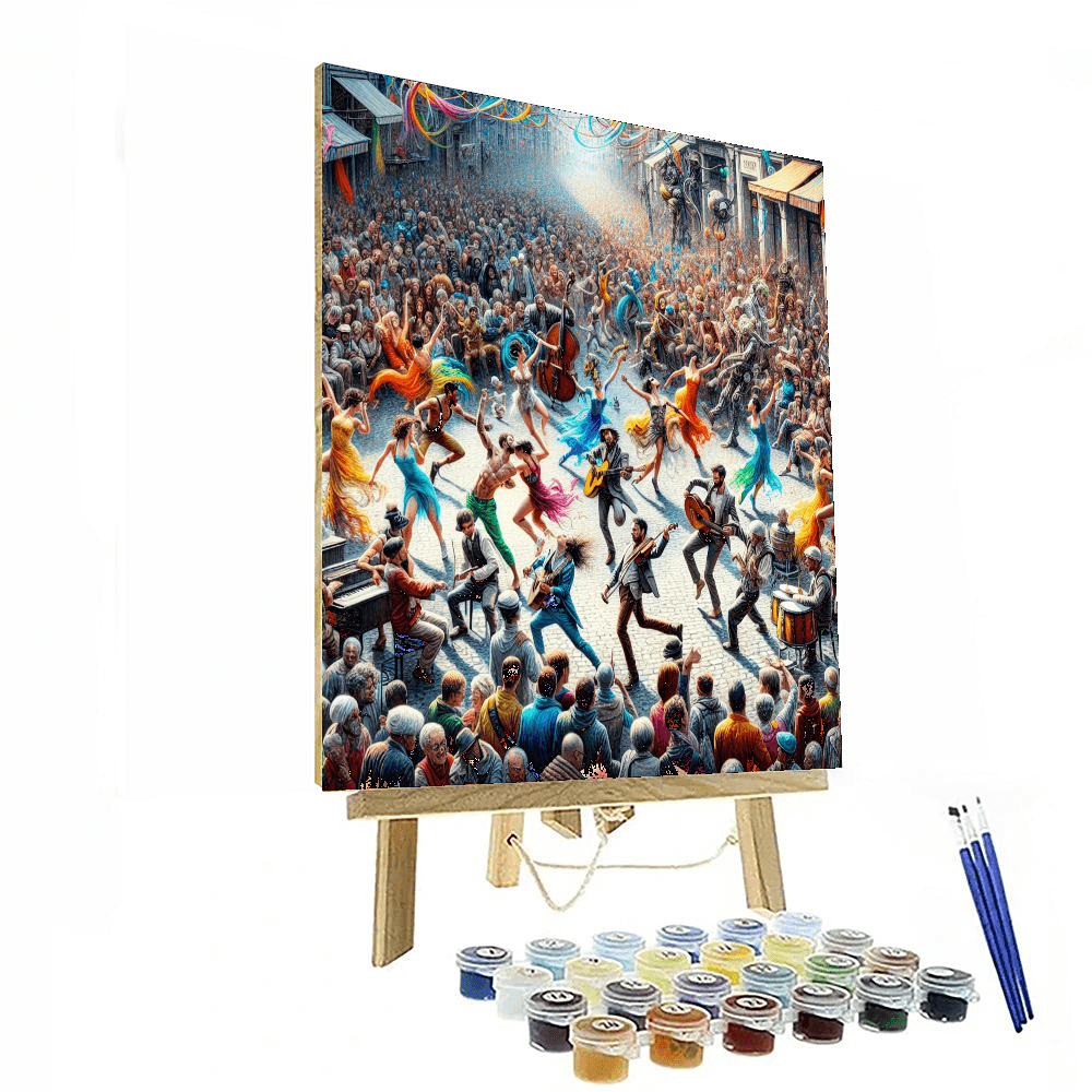 Pflasterspektakel - Linz, Austria Number Painting