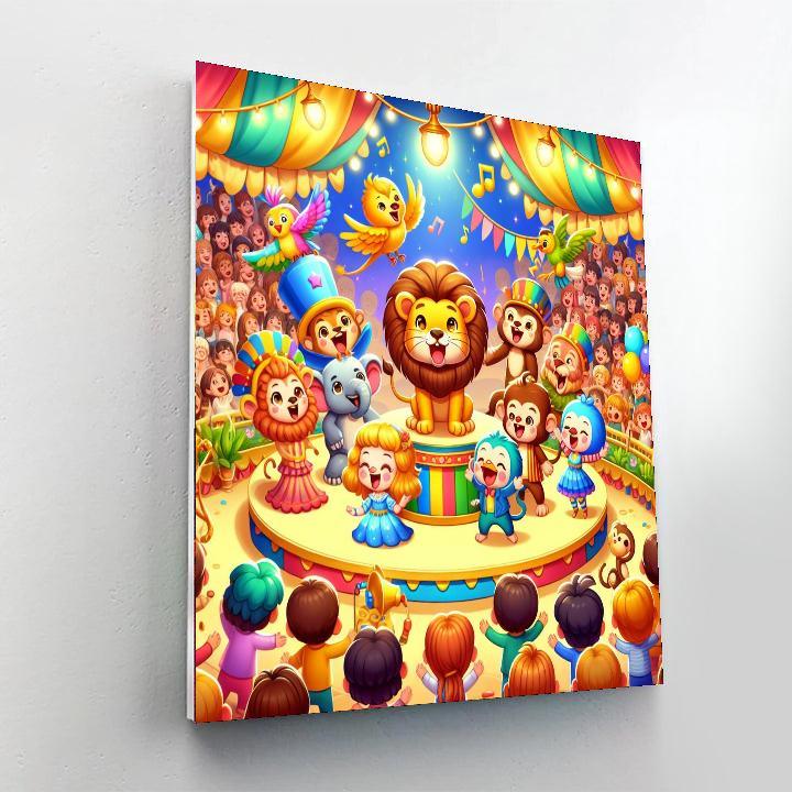 Silly Animal Show Paint By Number