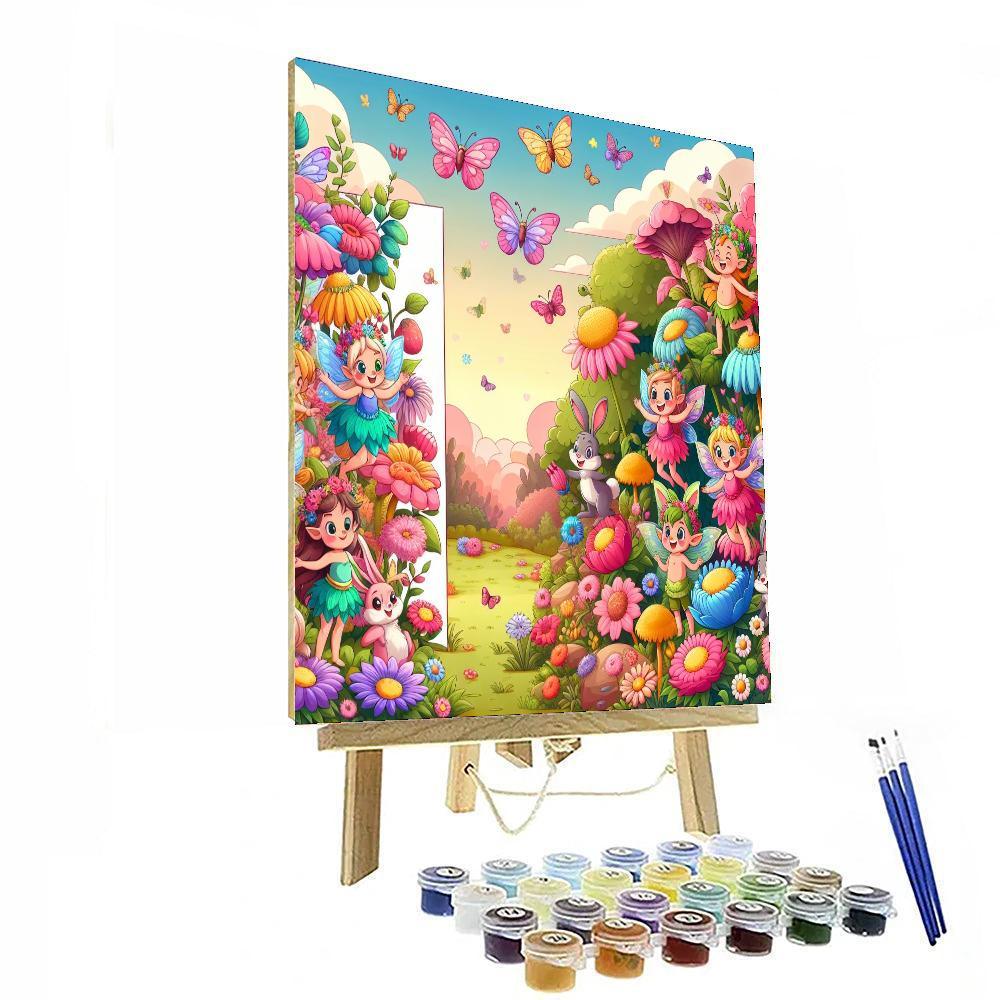 Enchanting Magical Garden Painting By Numbers Kit