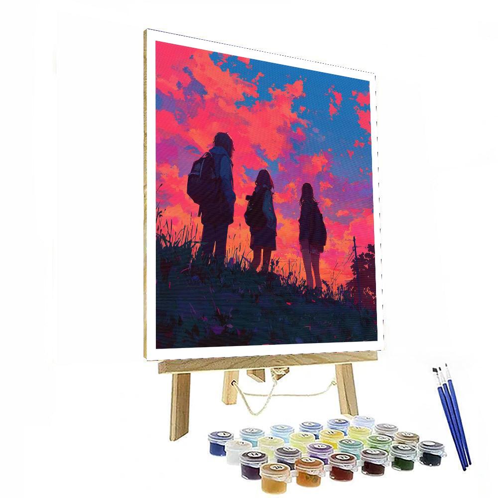 Together In Twilight Numbered Painting Kits