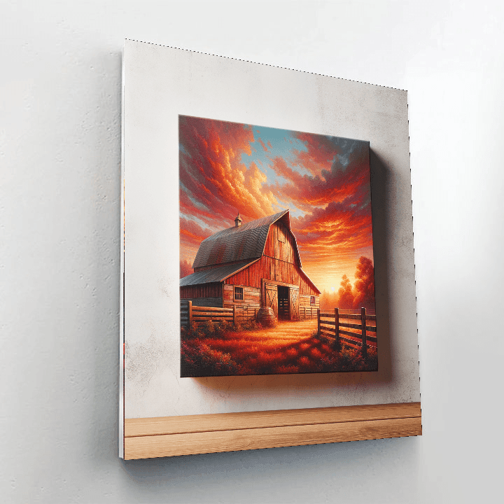 Rustic Barn Vibes Paint By Numbers Kits