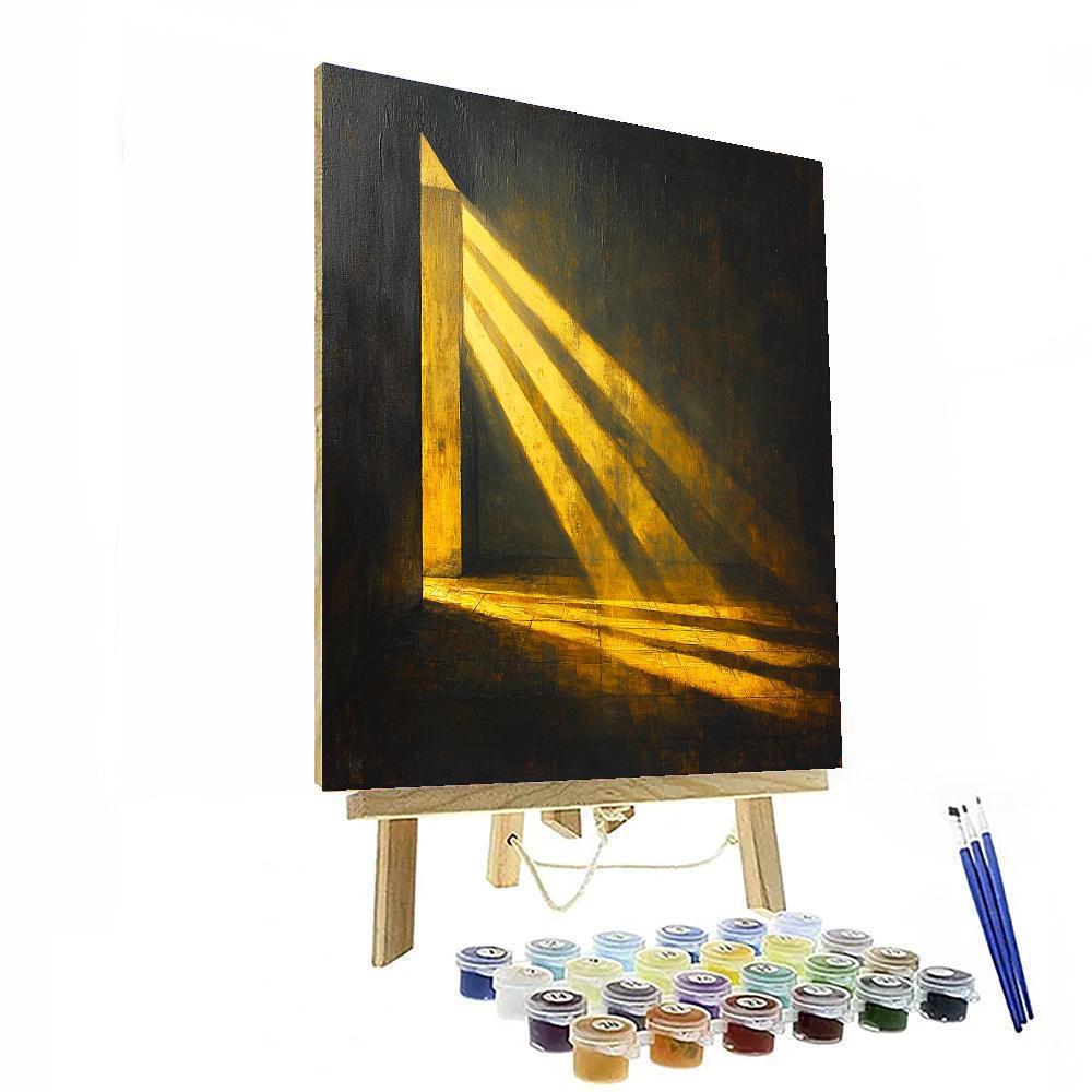 Caravaggio Inspired Rays Of Reflection  Paint By Color