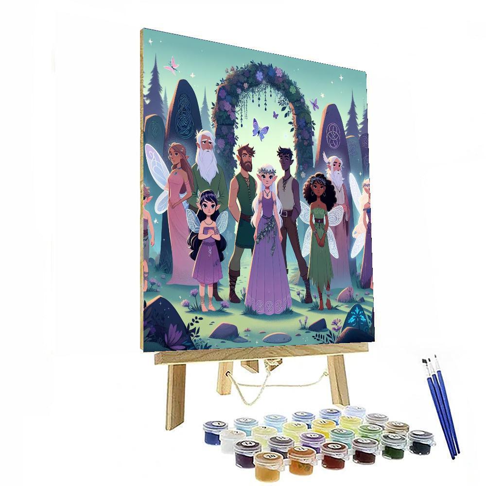 Celtic Fairy Glade Painting Number Kit