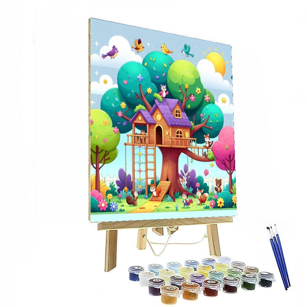 Magical Treehouse Adventure Paint By Number