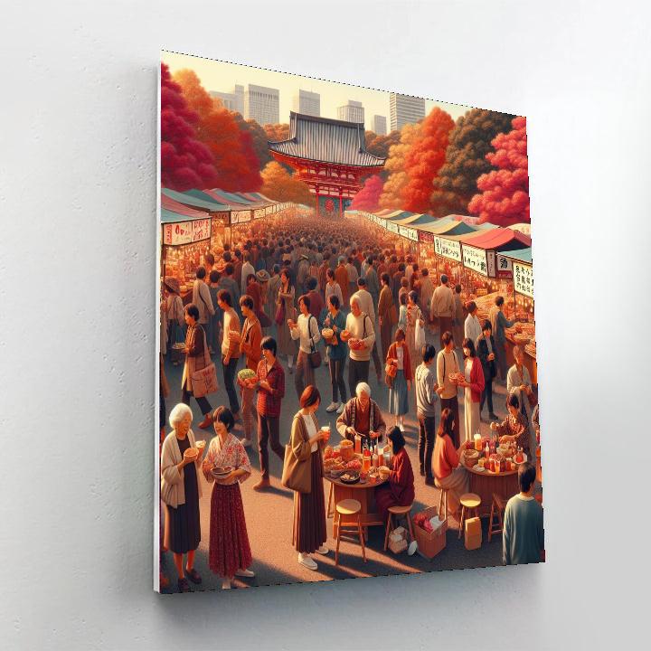 Sapporo Autumn Fest - Japan DIY Paint By Numbers