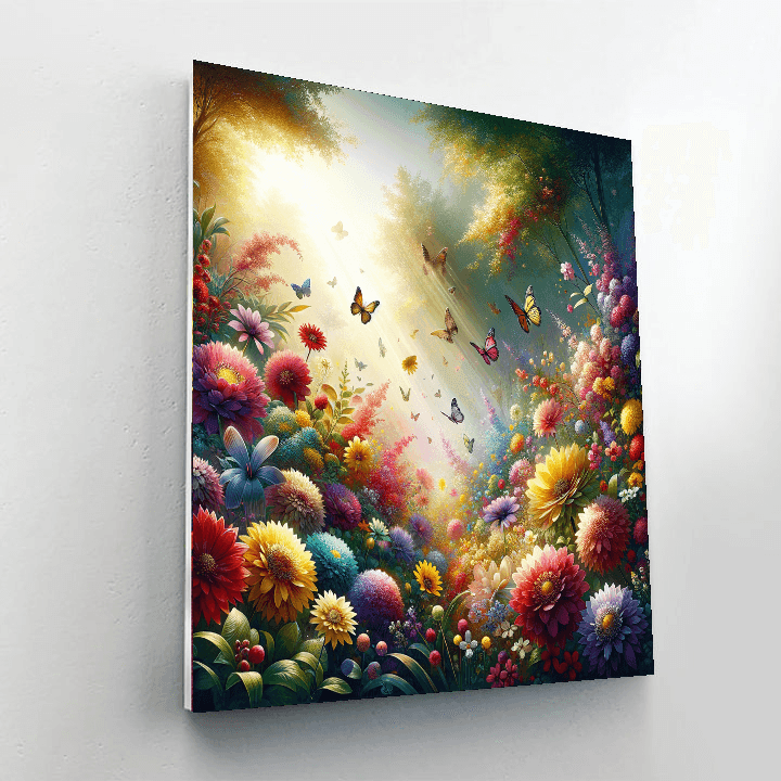 Radiant Garden Escape - DIY Painting By Numbers Kit