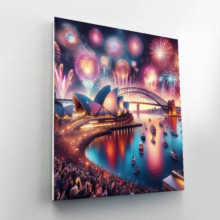 The Sydney New Year's Eve Paint By Number
