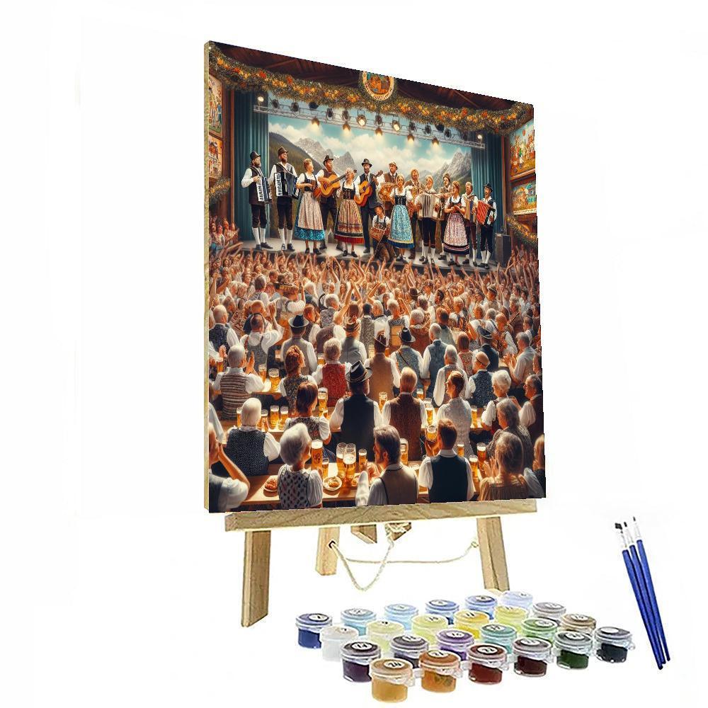 Folk Music Festival - Vienna, Austria Numbered Painting Kits