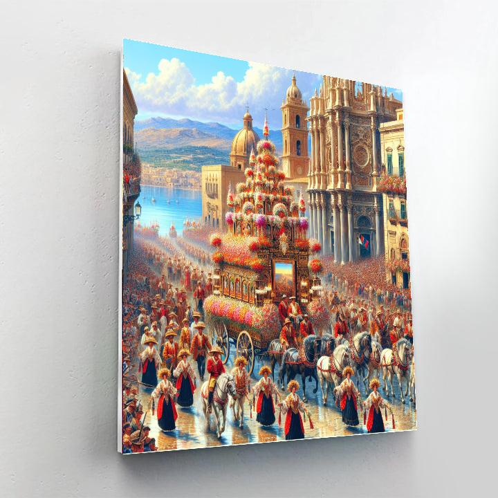 Feast Of Sant’efisio - Cagliari, Italy Numbered Painting Kits