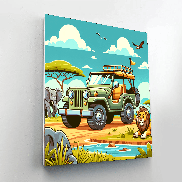 Safari Jeep Expedition Paint By Color