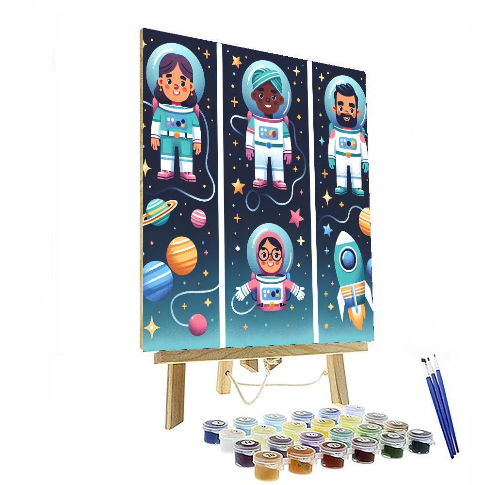 Adventure Seekers: Space Explorers Paint By Numbers Kits