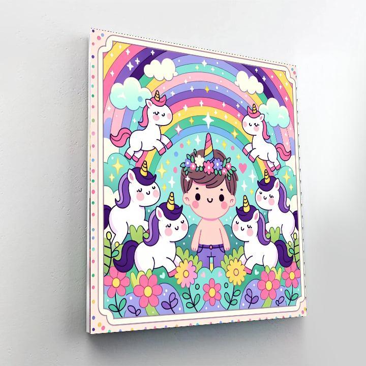 Whimsical Unicorn Realm Paint By Number
