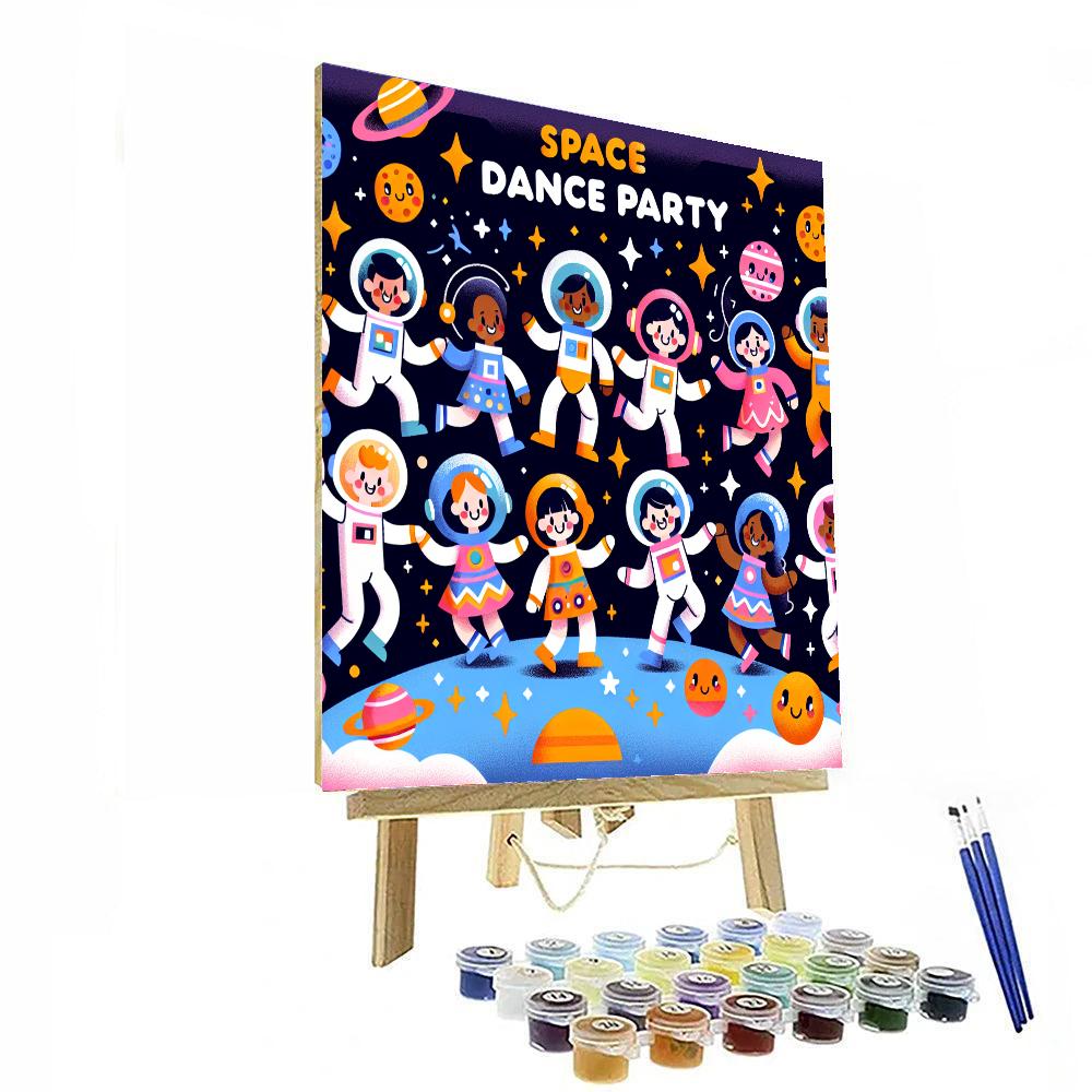 Funky Space Dance Numbered Painting Kits