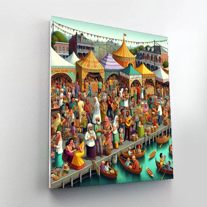 Bayou Boogaloo - New Orleans, Usa Paint By Numbers Art