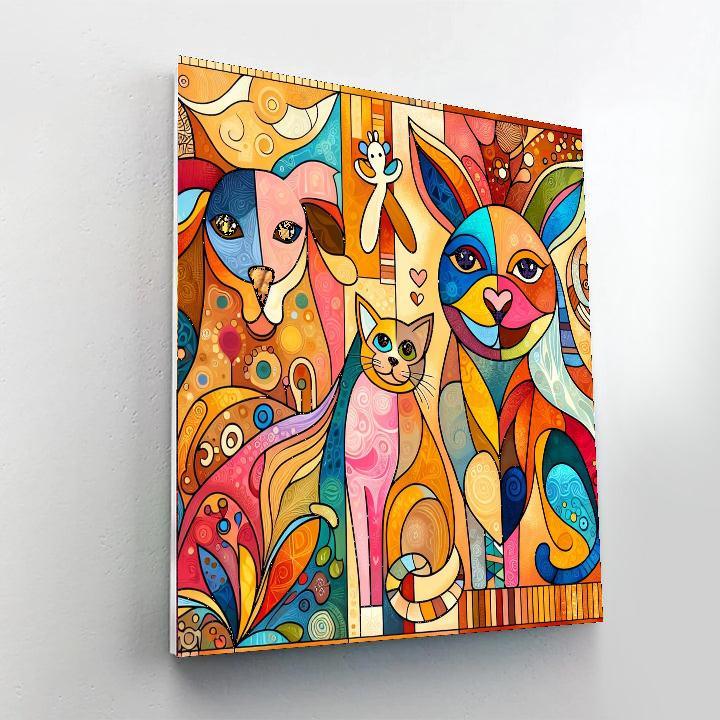 Artistic Pet Portraits Paint By Numbers Art