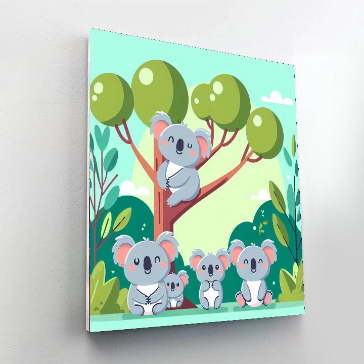 Koala Kingdom Adventure Numbered Painting Kits