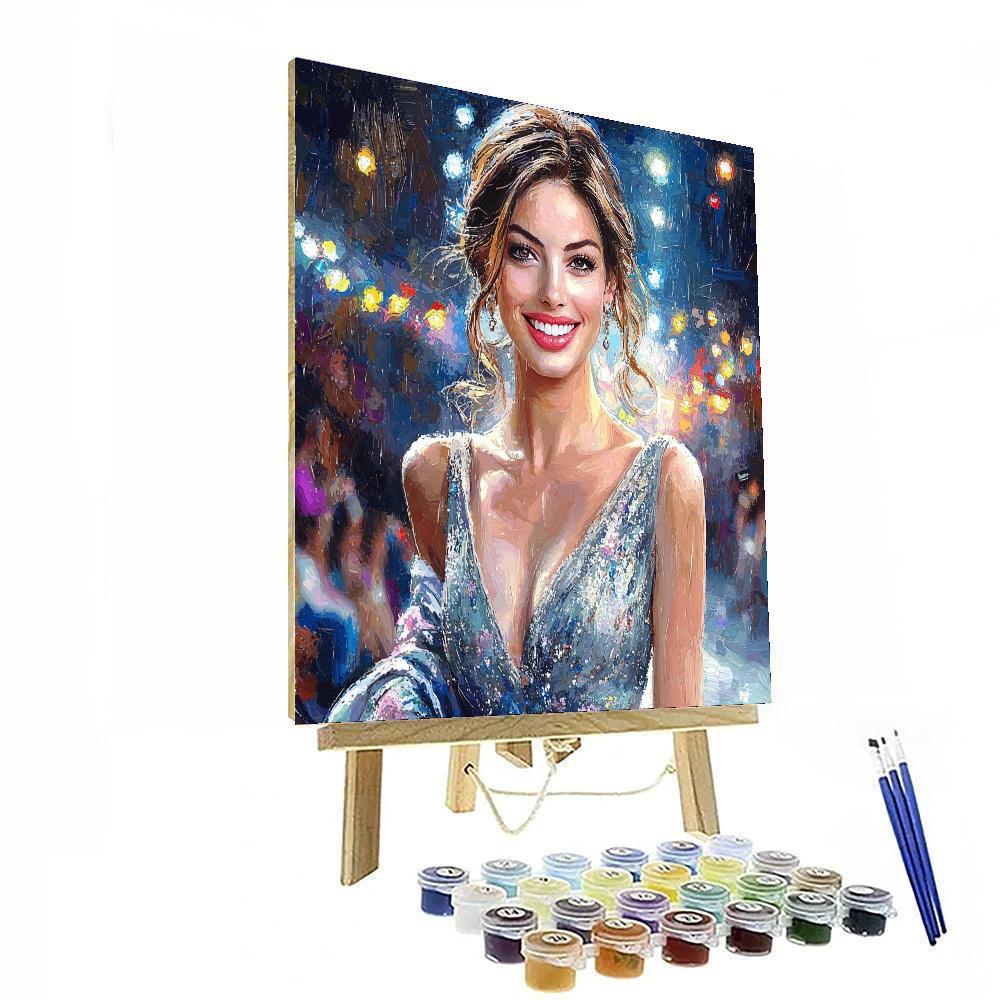 Anne Hathaway: From Dreams To Princesses And Beyond Numbered Painting Kits