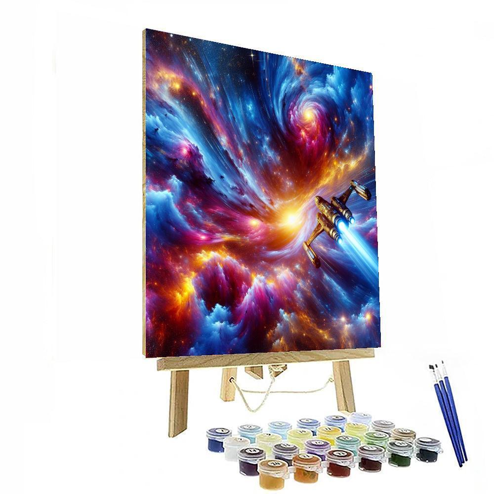 Cosmic Starship Journey - DIY Painting By Numbers Kit – Artistry Rack