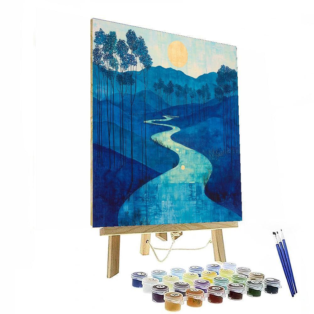 Nandalal Bose Inspired Dance Of The River Spirits  DIY Paint By Numbers